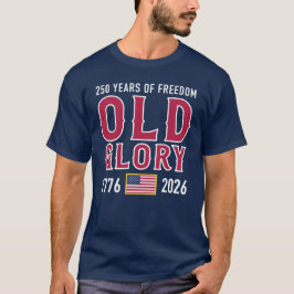 Camiseta do 250º Aniversário da Old Glory América