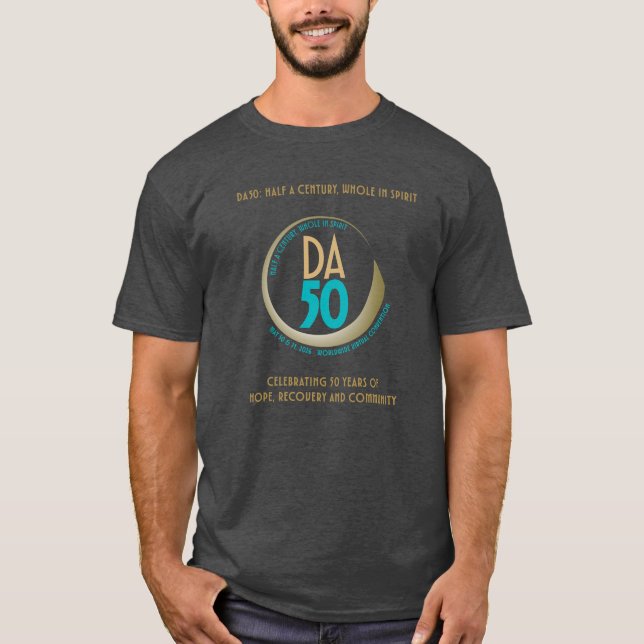 Camiseta do 50º aniversário da Convenção D.A. de 2 (Frente)