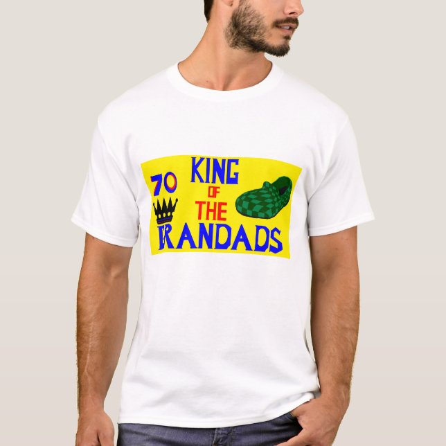 camiseta do 70 do grandad (Frente)
