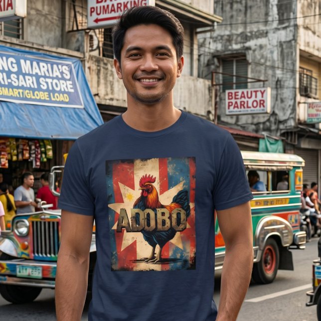 Camiseta do Adobo de Frango Filipinas - Orgulho Pi (Criador carregado)