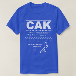 Camiseta do aeroporto de Akron-Canton CAK