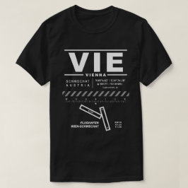 Camiseta do Aeroporto Internacional de Viena