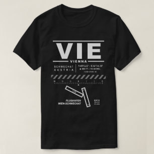 Camiseta do Aeroporto Internacional de Viena