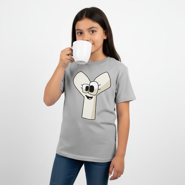 Camiseta do Alfabeto Letra Y (Criador carregado)