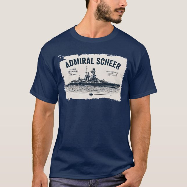 Camiseta do Almirante Scheer (Frente)