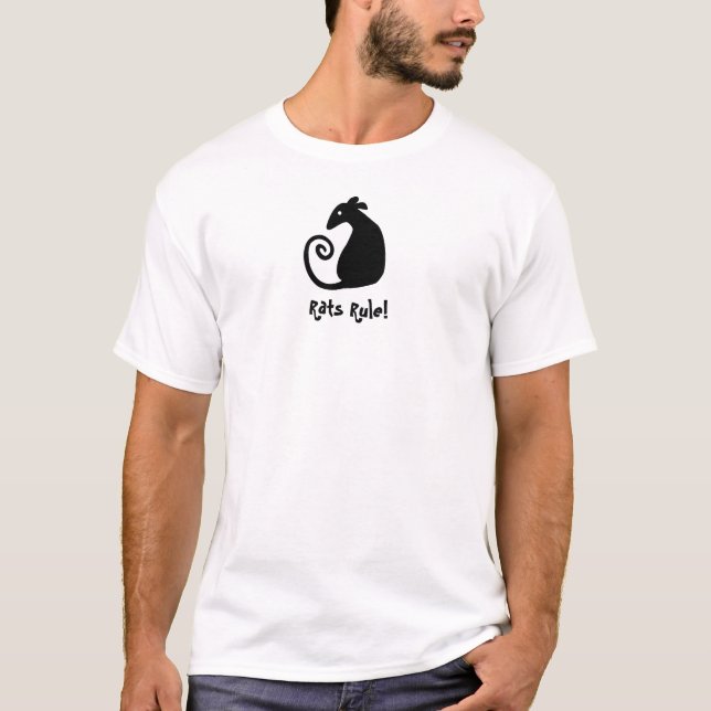 Camiseta do amante de rato (Frente)