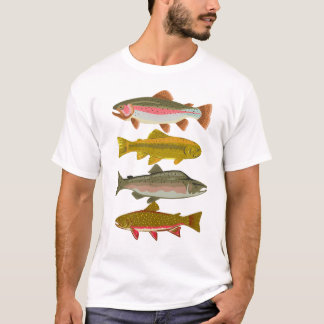 Camiseta do Amante de Truta Norte-Americana: Celeb