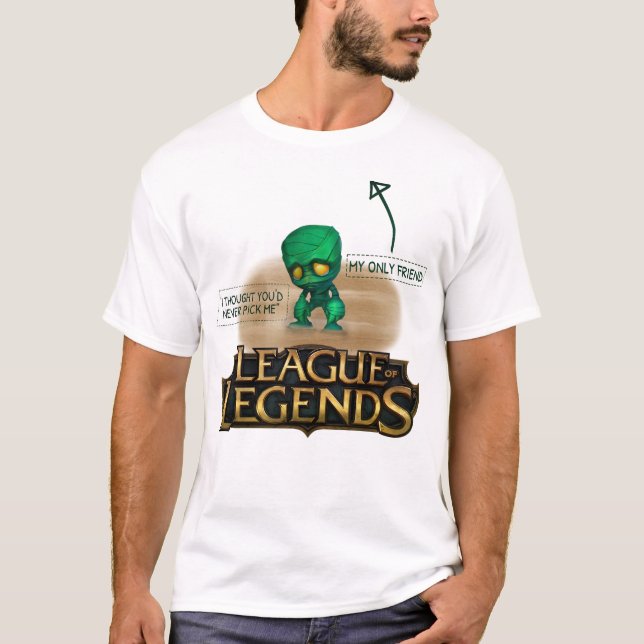 Camiseta do Amumu de League of Legends (Frente)