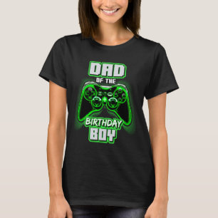 Camiseta Do Aniversário Do Jogo De Vídeo De Aniversário P