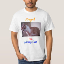 Camiseta do Anjo o Gato Atrevido