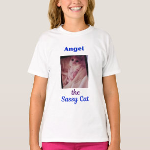 Camiseta do Anjo o Gato Sassy