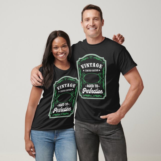 Camiseta do Ano de Aniversário Personalizada Vinta (Unissex)
