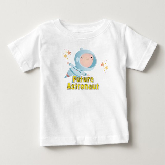 Camiseta do Astronauta do Bebê (garoto) (Frente)