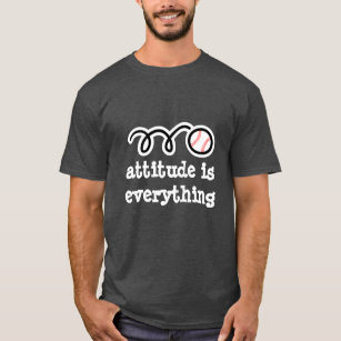 Camiseta do basebol com citações inspiradores