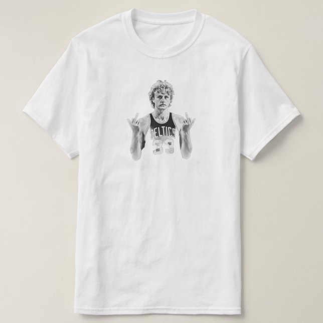 Camiseta do Basquete Larry Bird (Frente do Design)