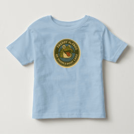 Camiseta do Bebê Freddy Frog Tee do Lago Paddleboa