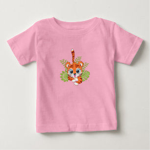 Camiseta do Bebê Leão Fofo