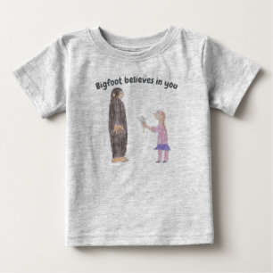 Camiseta do Bebê Pé Grande