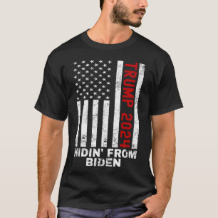 Camiseta Do Biden Kids Men Trump 2024 Flag Anti Joe Biden
