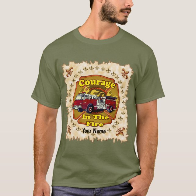 Camiseta do Bombeiro Courage (Frente)