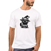 Camiseta do Boo Cat Halloween | Tipografia Bonita