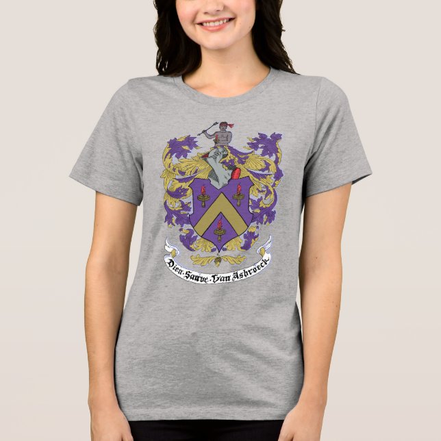 Camiseta do Brasão de Armas Hasbrouck (Frente)