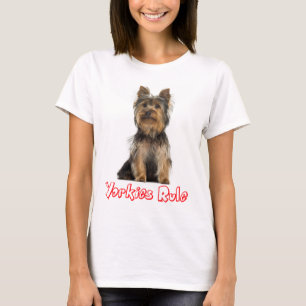 Camiseta do Cachorro Filhote Yorkshire Terrier