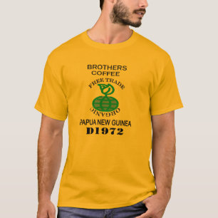 Camiseta do café do comércio livre de Papuá-Nov