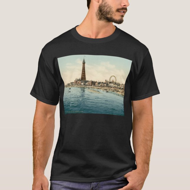 Camiseta Do cais central, Blackpool, Inglaterra (Frente)
