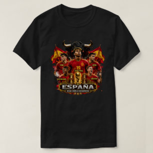 Camiseta do Campeão Espanha de Futebol Lamine Ya