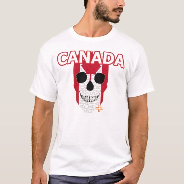 Camiseta do Canadá | Handskull (Frente)