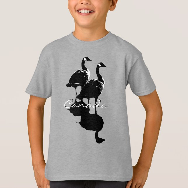 Camiseta do Canadá, Souvenir Gansos do Canadá (Frente)