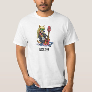 Camiseta do cão da rocha