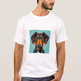 Camiseta do cão Dachshund