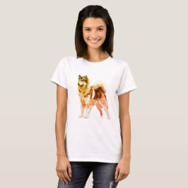 Camiseta do Cão Husky