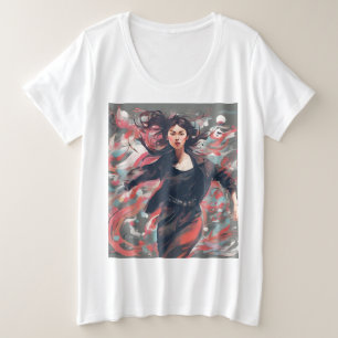 Camiseta do caos para mulheres