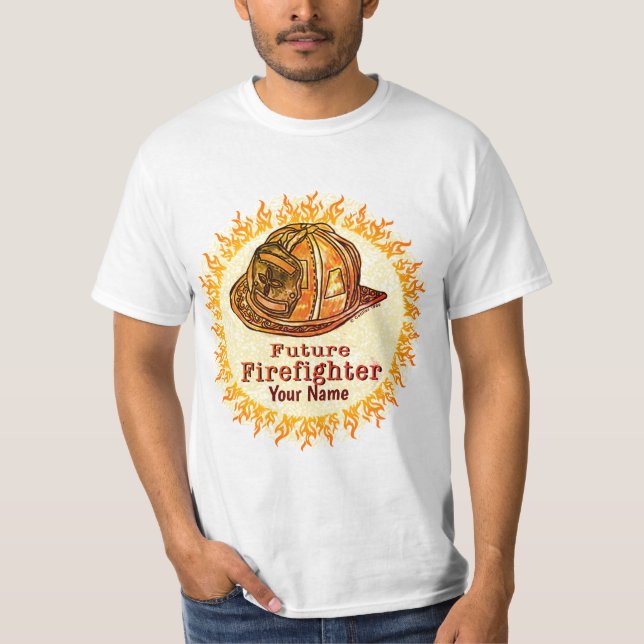 Camiseta do capacete FireFighter (Frente)