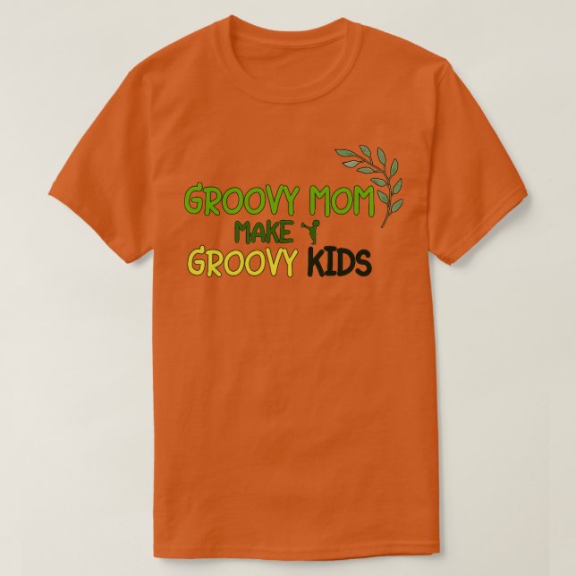 Camiseta do Caractere 2 da compilação do Groovy Weird Mães (Frente do Design)