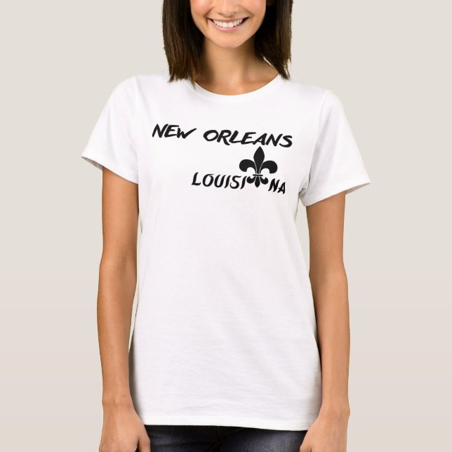 Camiseta do Carnaval da Louisiana para Mulheres -  (Frente)