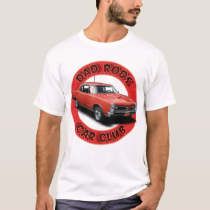 Camiseta do Carro Bode Vermelho do Dad Rods Car Cl