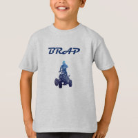 Camiseta do cavaleiro do veículo com rodas dos