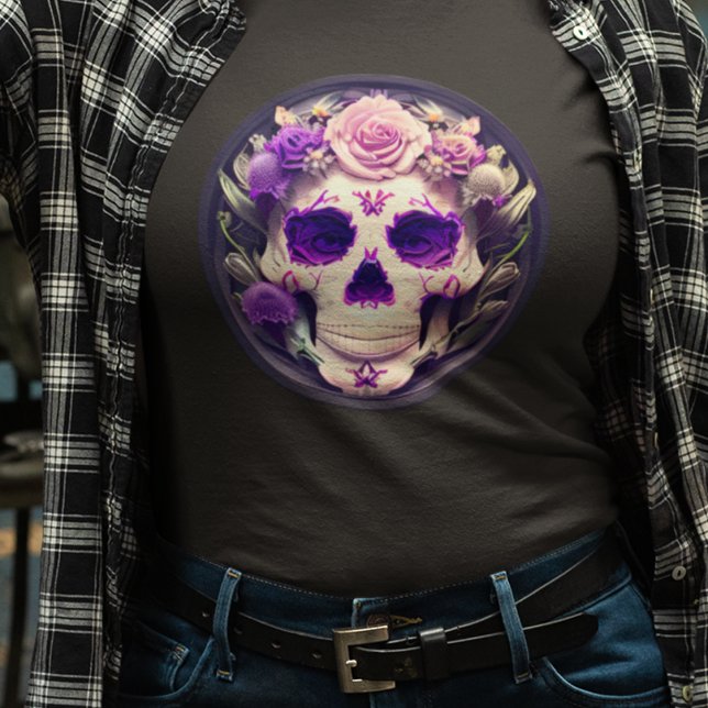 Camiseta do Caveira das Mulheres - Dia do Caveira  (Criador carregado)