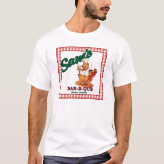 Camiseta do CHURRASCO de Sam (porco de w/Waiter)