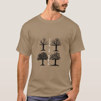 Camiseta do Ciclo de Vida da Árvore
