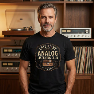 Camiseta do Clube de Audição Analógica Noturna