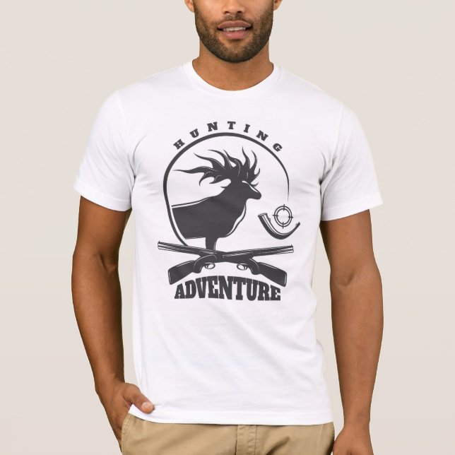 Camiseta do Clube de Aventura de Caça (Frente)