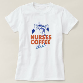 Camiseta do Clube de Café das Enfermeiras Retrô