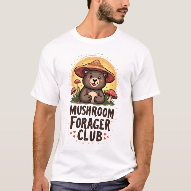Camiseta do Clube de Coletores de Cogumelos (Frente)