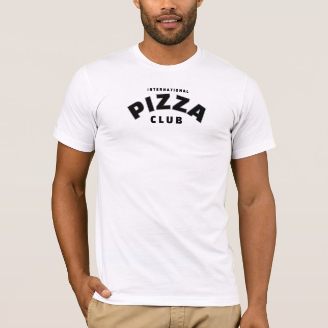 Camiseta do Clube Internacional de Pizza (Frente)
