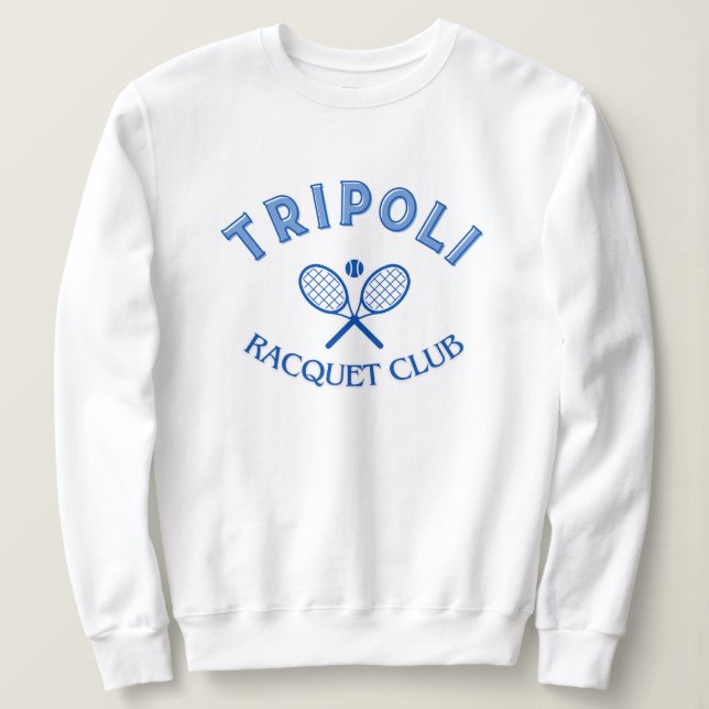 Camiseta do Clube Racquet da Grécia Tripoli (Frente do Design)